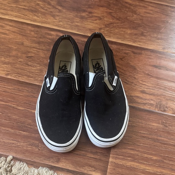 Vans Shoes - Vans Kids Black Slip-On Sneakers